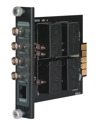 Приемник пассивный 4-х видеосигналов по витой паре, до 600 м SC&T TRP414VH в Хасавюрте Видеоусилители, Модуляторы, Делители Pintop.ru