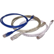 Патч-корд RJ45 TWT UTP кат.5e, с заливными колпачками, 0,5 м, серый TWT TWT-45-45-0.5-GY