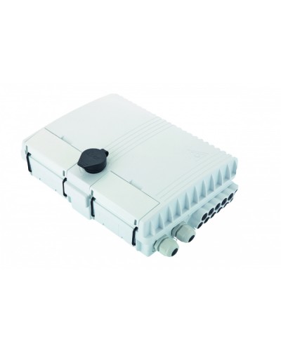 Бокс оптический настенный FTTx, IP65, 16 адаптеров, белый Eurolan (48P-00-16-65WT) в Хасавюрте Проходные адаптеры и розетки оптические Pintop.ru