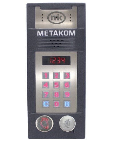 Многоабонентый антивандальный блок вызова со встроенной видеокамерой Метаком MК2018-RFMFСV в Хасавюрте Блоки вызова многоабонентные Pintop.ru
