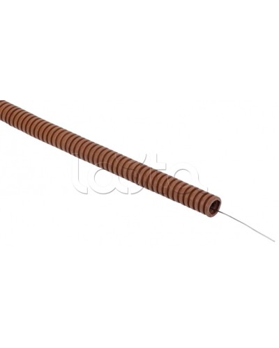 ELASTA Труба гофр. ПВХ d=25мм с зондом дуб (25м) IEK (ET-TG21-121-025-025-K24) в Хасавюрте Труба гофрированная Pintop.ru