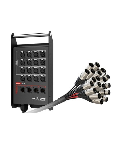 Кабель многожильный со сценической коробкой, с разъемами Roxtone+Neutrik ROXTONE STBN1604L35 в Хасавюрте Аксессуары для СОУЭ Pintop.ru