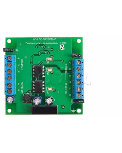 Модуль повторителя-разветвителя Полисервис RS-485/RS-485 в Хасавюрте Модули сопряжения Pintop.ru