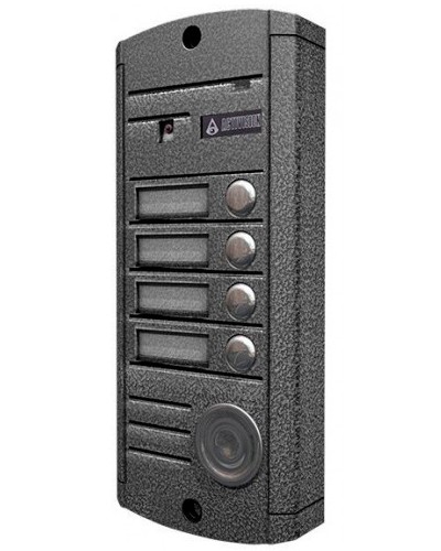 Видеопанель вызывная накладная цветная на 4 абонента Activision AVP-454 (PAL, антик) в Хасавюрте Вызывные видеопанели малоабонентные Pintop.ru