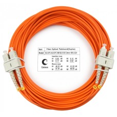 Шнур оптический duplex SC-SC 62,5/125 mm 10м LSZH Cabeus FOP-62-SC-SC-10m