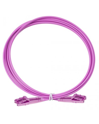 Оптический коммутационный шнур дуплексный, 2х50/125, OM4, LC-LC, 1 м Eurolan (41F-40-LC-LC-01) в Хасавюрте Патч-корды и пигтейлы Pintop.ru