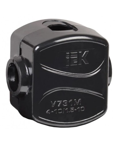 Зажим кабельный ответвительный У-731М (4-10/1,5-10мм2) IP20 IEK (UKZ-ZO-731M) в Хасавюрте Клеммные колодки Pintop.ru