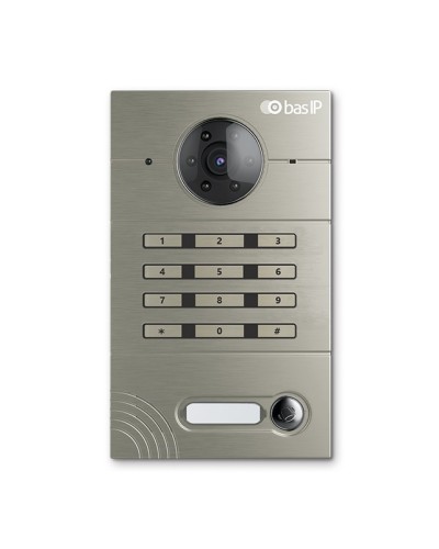 Панель вызывная BAS-IP AV-01KD GREY в Хасавюрте Вызывные видеопанели малоабонентные Pintop.ru