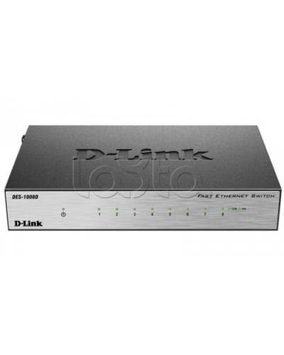 Коммутатор D-Link DES-1008D/L2B в Хасавюрте Коммутаторы Pintop.ru