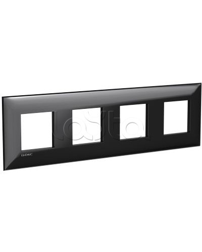 Рамка ARTLEBEDEV Черный квадрат Avanti, 8 мод. DKC 4402908 в Хасавюрте Аксессуары для лотков Pintop.ru