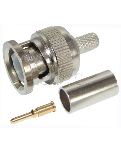 Разъем штекер BNC RG-59 обжим (01-001B) (100шт/уп) REXANT 05-3002 в Хасавюрте Коннекторы Pintop.ru