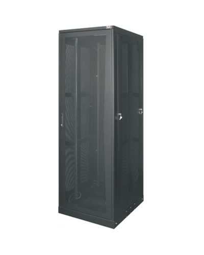 Комплект двустворчатых перфорированных дверей TLK TFE-4-4280-WW-BK в Хасавюрте Аксессуары для стоек и шкафов Pintop.ru