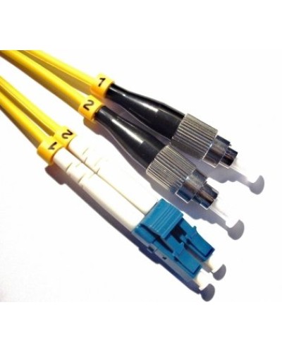 Патч-корд оптический, PVC, дуплексный, LC/UPC-FC/UPC, SM OS2, 2.0 м TWT (TWT-2LC-2FC/SU-2.0) в Хасавюрте Патч-корды оптические Pintop.ru