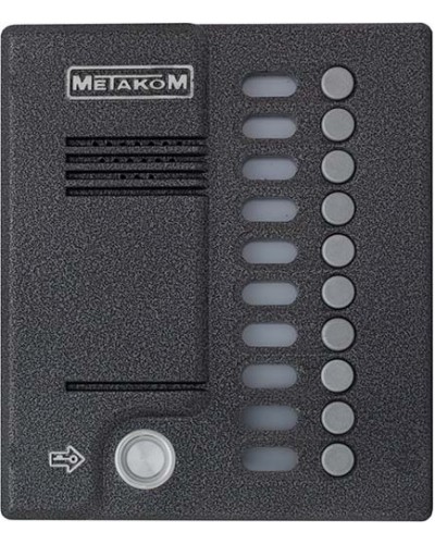 Блок вызова домофона Метаком MК10.2-TM4EV в Хасавюрте Вызывные видеопанели малоабонентные Pintop.ru