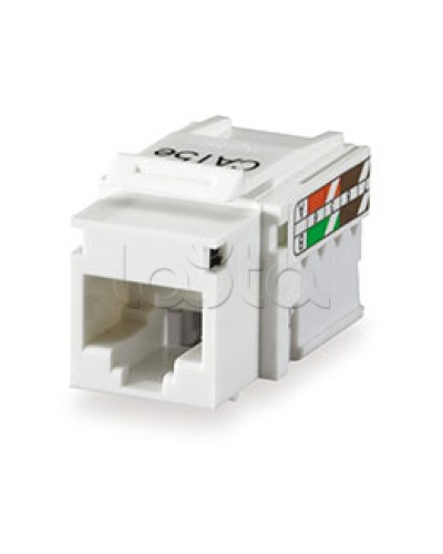 RJ-45 Модуль инф.розетки 110/Krone 5e кат.,бел. CL-0006 Экопласт (87545) в Хасавюрте Кроссовое оборудование тип Krone Pintop.ru