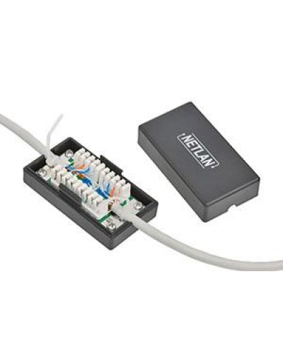 Соединитель кабельный типа IDC-IDC (KRONE) кат.5е (10 шт/уп) NETLAN EC-UCB-IDC-UD2-BK-10 в Хасавюрте Коннекторы Pintop.ru