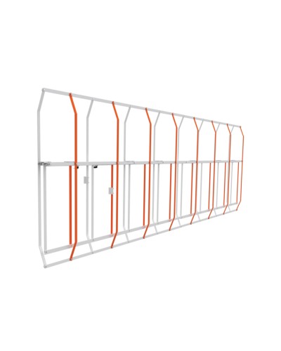 Шторка стрелы шлагбаумов GT высотой 1,3 м (модуль 1721 мм) Came 803XA-0350 в Хасавюрте Запчасти для шлагбаумов и автоматики Pintop.ru