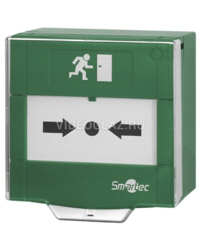 Устройство разблокировки двери с восстанавливаемой вставкой Smartec ST-ER105D-GN в Хасавюрте Кнопки выхода Pintop.ru