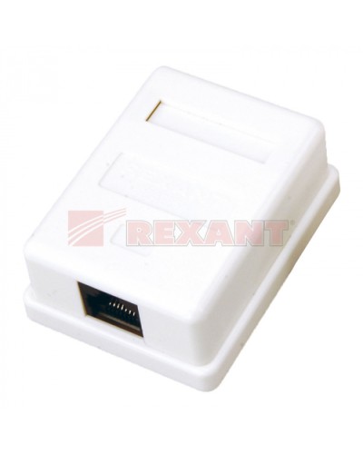 Розетка компьютерная 1xRJ-45 CAT5e (25шт/уп) REXANT 03-0121 в Хасавюрте Розетки компьютерные и телефонные Pintop.ru