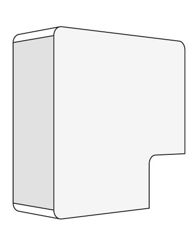 Угол плоский APM 25x17 ДКС (1уп./40шт.) DKC 00415 в Хасавюрте Аксессуары для кабель-канала Pintop.ru