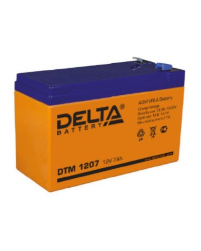 Аккумулятор свинцово-кислотный Delta DTM 1207 в Хасавюрте Электротехническое оборудование Pintop.ru