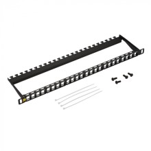 Патч-панель наборная 19" компактная LANMASTER LAN-PPC24OK-UTP