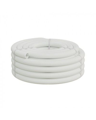 Труба ПП HF-FR гофрир. тяжелая, с зондом, без галогена, ПЛЛ 32мм Экопласт (61132HFR-W) - Труба ПП HF-FR гофрир. тяжелая, с зондом, без галогена, ПЛЛ диам.32мм ПВ-0 (25м) цвет белый 1 палл.=1200м Экопласт в Хасавюрте Труба гофрированная Pintop.ru