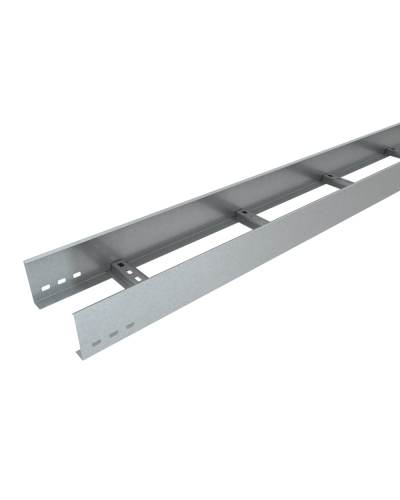 Лоток лестничный 100х500х1,2 L2500 мм HD85 КМ-профиль (LL100-500-1.2-2500 HD85) в Хасавюрте Кабельные лотки Pintop.ru