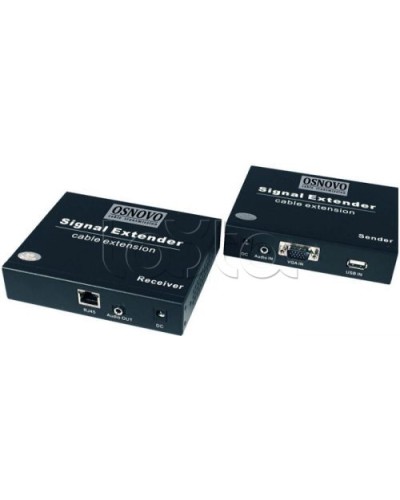 Комплект (передатчик+приемник) для передачи VGA OSNOVO TLN-VKM/1+RLN-VKM/1(ver.2) в Хасавюрте Видеоусилители, Модуляторы, Делители Pintop.ru