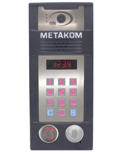 Многоабонентый антивандальный блок вызова со встроенной гибридной видеокамерой Метаком MК2018-RFMFСVH в Хасавюрте Блоки вызова многоабонентные Pintop.ru