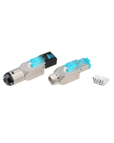 Разъем полевой оконцовки Hyperline PLUD-8P8C-S-C8-SH в Хасавюрте Коннекторы и разъемы Pintop.ru