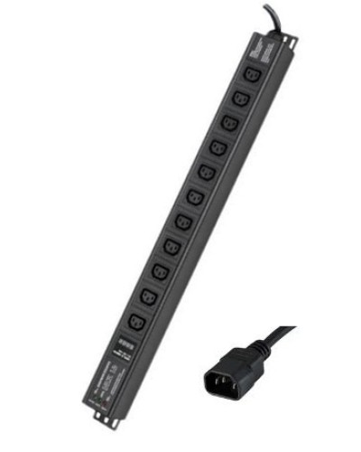 Блок распределения питания вертикальный для 19 шкафов DKC R5VIEC11CDOP в Хасавюрте Блоки розеток Pintop.ru