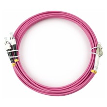 Шнур оптический duplex LC-FC 50/125 mm OM4 5м LSZH Cabeus FOP-50-OM4-LC-FC-5m