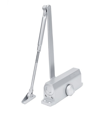 Доводчик NOTEDO DC-120-I EN6, с рычажной тягой, (черный) в Хасавюрте Доводчики Pintop.ru