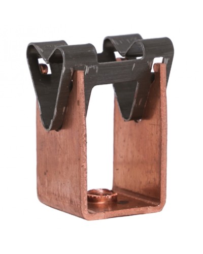 Держатель токоотвода металлический 35мм, L=20мм, Ni/Сu EKF PROxima (lp-d2115-20-cu) в Хасавюрте Электротехническое оборудование Pintop.ru