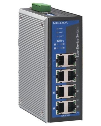Коммутатор неуправляемый промышленный 8-портовый Moxa EDS-308-T в Хасавюрте Коммутаторы Pintop.ru