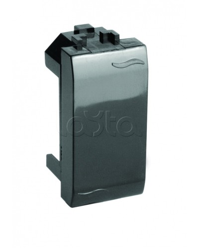 Заглушка чёрная на 1 мод DKC 77616N в Хасавюрте Аксессуары для кабель-канала Pintop.ru