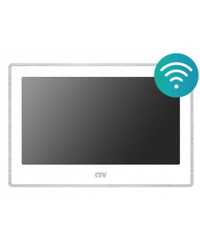 Монитор видеодомофона CTV-M5702NG белый в Хасавюрте Абонентские видеоустройства Pintop.ru