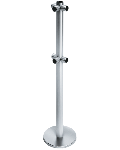 Стойка ограждения T-образная передвижная Oxgard ВЗР 2442.04 в Хасавюрте Ограждения Pintop.ru