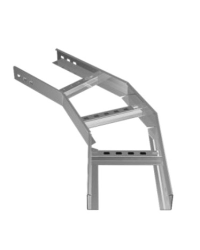 Угол горизонтальный 45° 100х100 (1,2) для лестничного лотка ПожТехКабель (650-318) в Хасавюрте Кабельные лотки Pintop.ru