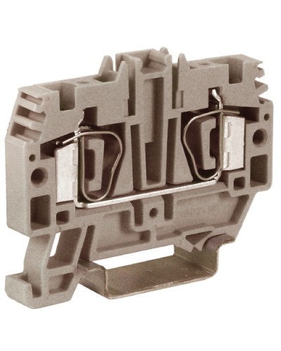 Зажим 4 кв.мм серый DKC ZHM250GR в Хасавюрте Держатели, клипсы, скобы Pintop.ru