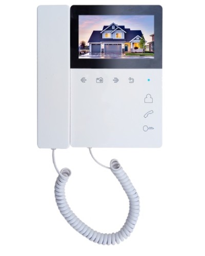 Монитор цветного видеодомофона Tantos Elly с трубкой VZ в Хасавюрте Абонентские видеоустройства Pintop.ru