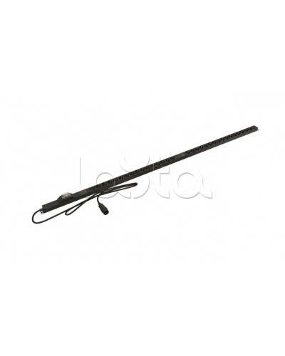 Блок розеток вертикальный черн Hyperline (SHE-32SH-BAV-3PVB) в Хасавюрте Блоки розеток Pintop.ru