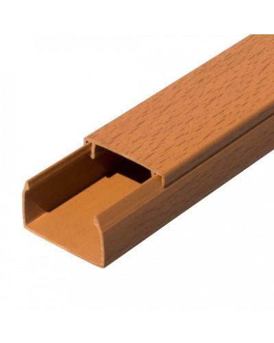 Кабель-канал бук 2-й замок 40х25 (30м/уп) Промрукав (PR.025432) в Хасавюрте Огнестойкие кабельные линии Pintop.ru