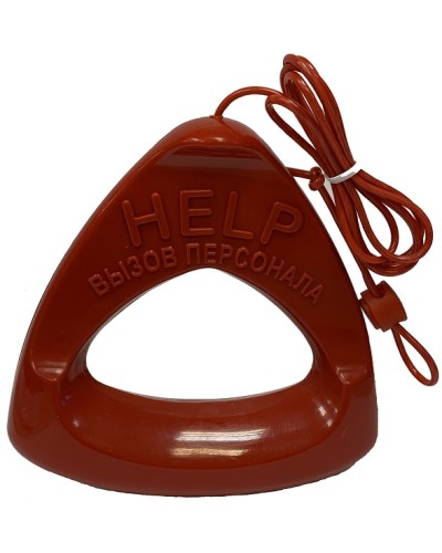 Дополнительная ручка красного цвета со шнуром красного цвета Hostcall MP-060W1 в Хасавюрте Система оповещения и трансляции Hostcall Pintop.ru