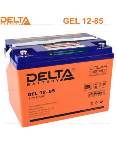 Аккумулятор свинцово-кислотный Delta GEL 12-85 в Хасавюрте Электротехническое оборудование Pintop.ru