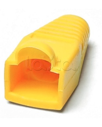 Колпачок изолирующий для разъемов RJ-45 желтый (10шт.) Hyperline BOOT-YL-10 в Хасавюрте Коннекторы Pintop.ru