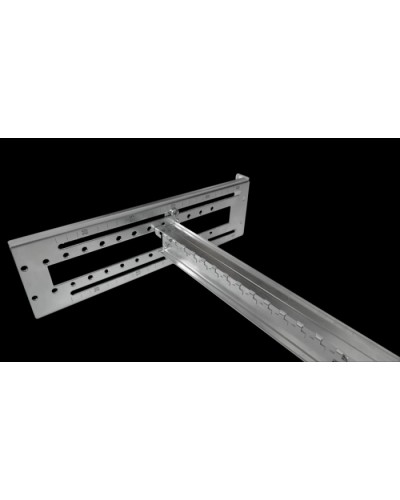 Панель 19 с DIN-рейкой регулируемая по глубине для установки коммутаторов ЦМО (STK-RACKMNT-704KA) в Хасавюрте Аксессуары для стоек и шкафов Pintop.ru