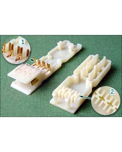 Вилка 2 пары 110 типа LANMASTER LAN-S110P2 в Хасавюрте Коннекторы Pintop.ru