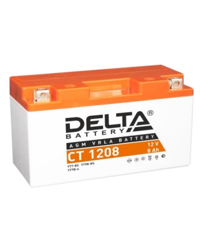Аккумулятор АКБ 12 - 8 Delta CT 1208 в Хасавюрте Электротехническое оборудование Pintop.ru